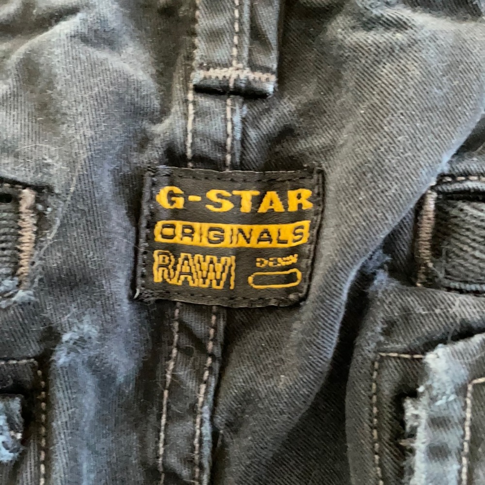 G star navy skinny cargo